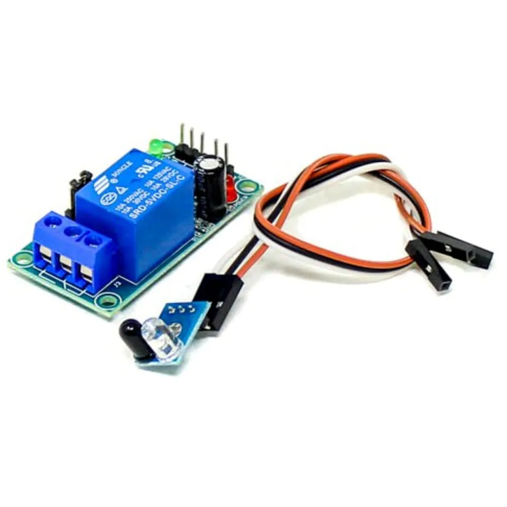 1-Way Infrared Tracking Relay 5V, 12V Sensor Module