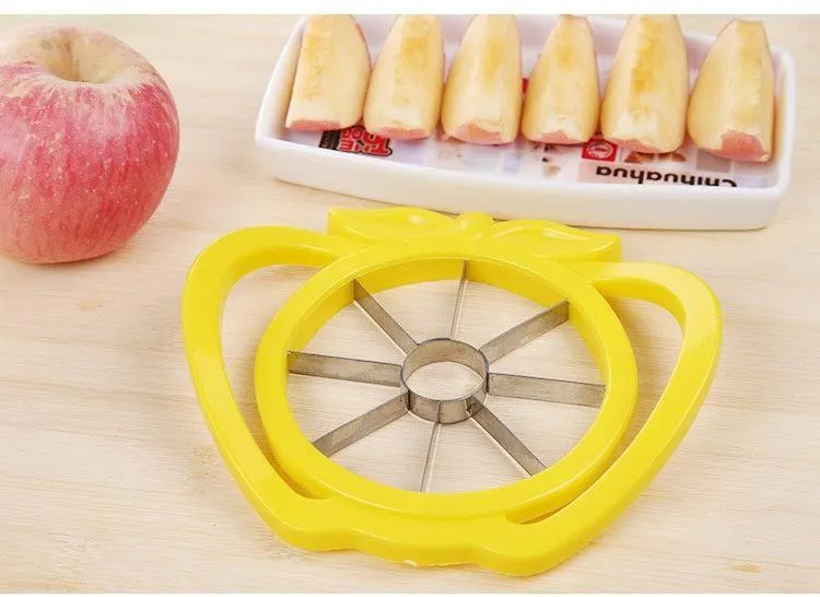 2020 New Kitchen assist apple slicer Cutter Pear Fruit Divider Tool Comfort Handle for Kitchen Apple Peeler