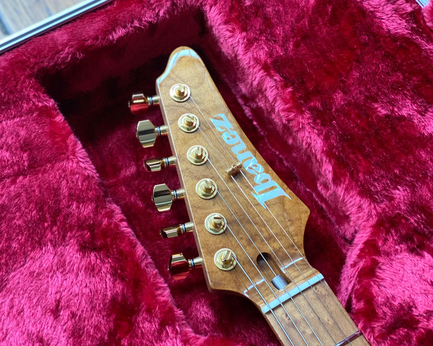 2021 Ibanez LB1 Lari Basilio Signature Prestige - Violet w/ OHSC & Paperwork