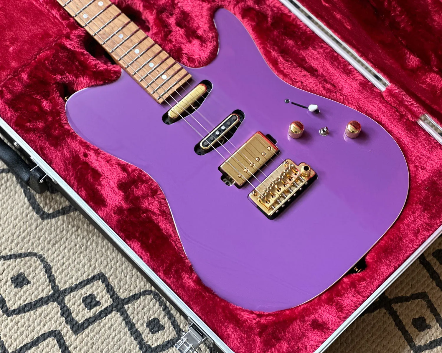2021 Ibanez LB1 Lari Basilio Signature Prestige - Violet w/ OHSC & Paperwork