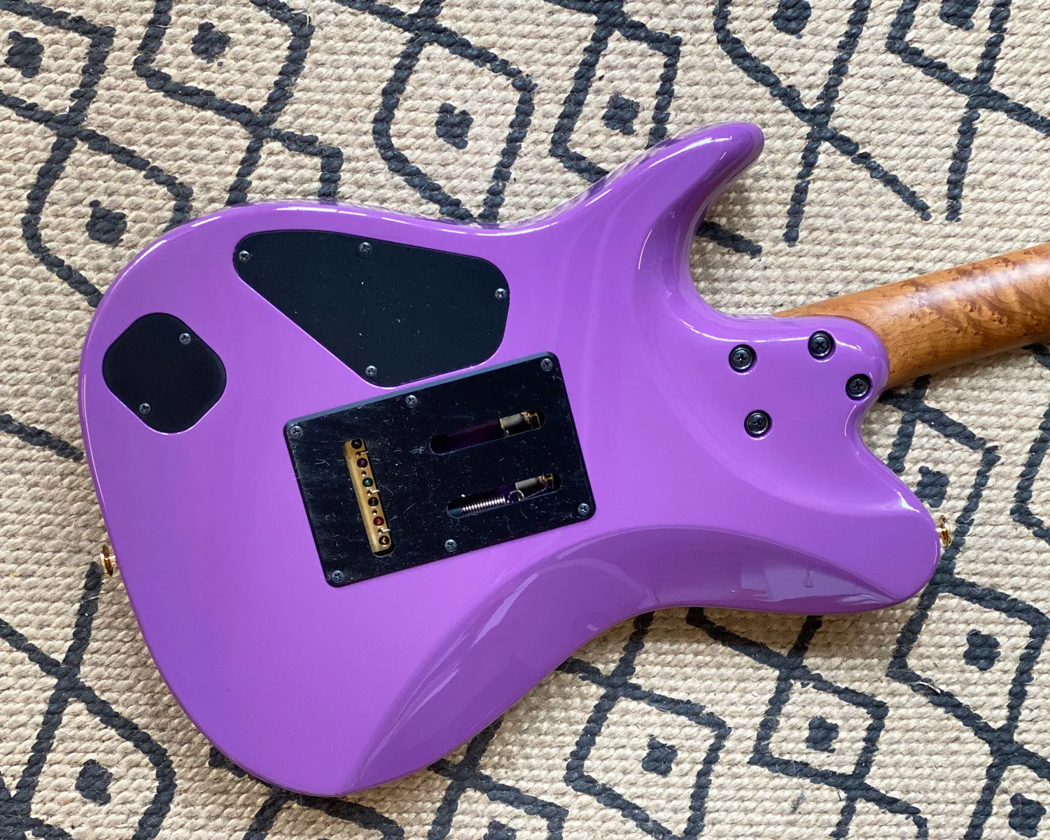 2021 Ibanez LB1 Lari Basilio Signature Prestige - Violet w/ OHSC & Paperwork