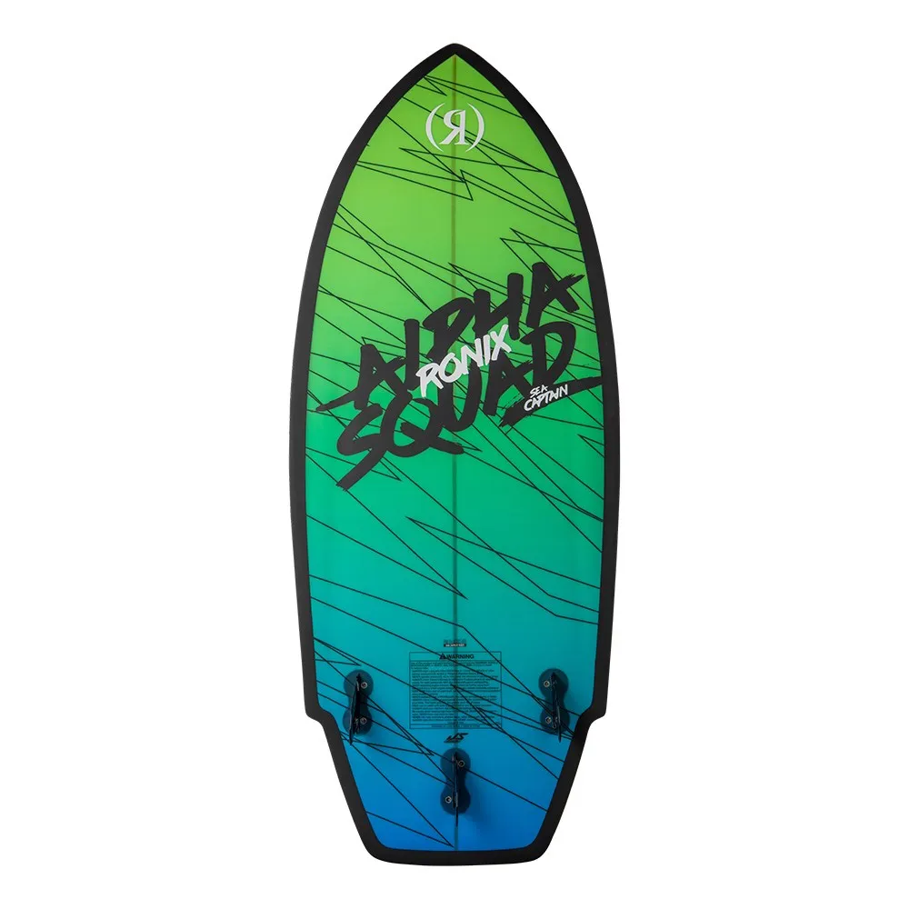 2025 Ronix Standard Core Alpha Squad Sea Captain Wakesurfer 4 2 - Blue / Green Fade