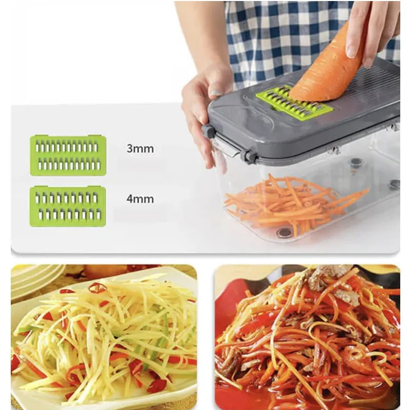22 In 1 Multifunction Veggie And Fruit Shredder Bl-374