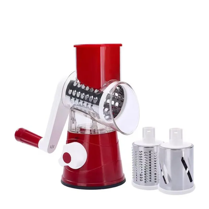 3 in 1 Manual TableTop Vegetable Drum Cutter Slicer