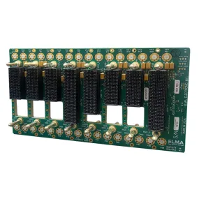 3U 8-slot 25Gb backplane aligned to SOSA, supports VITA 66/67 modules