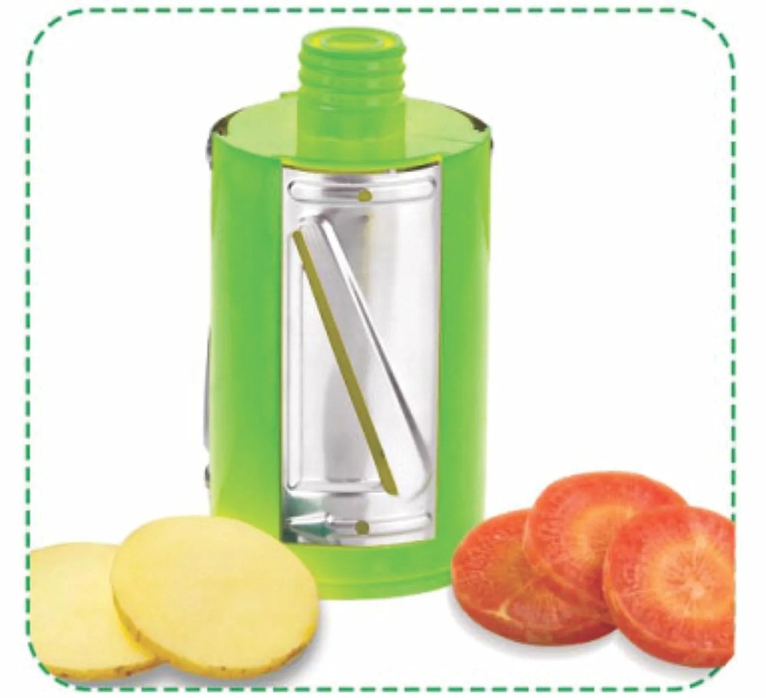 4 in 1 Drum Grater Shredder Slicer For Vegetable, Fruits, Chocolate, Dry Fruits Salad Maker
