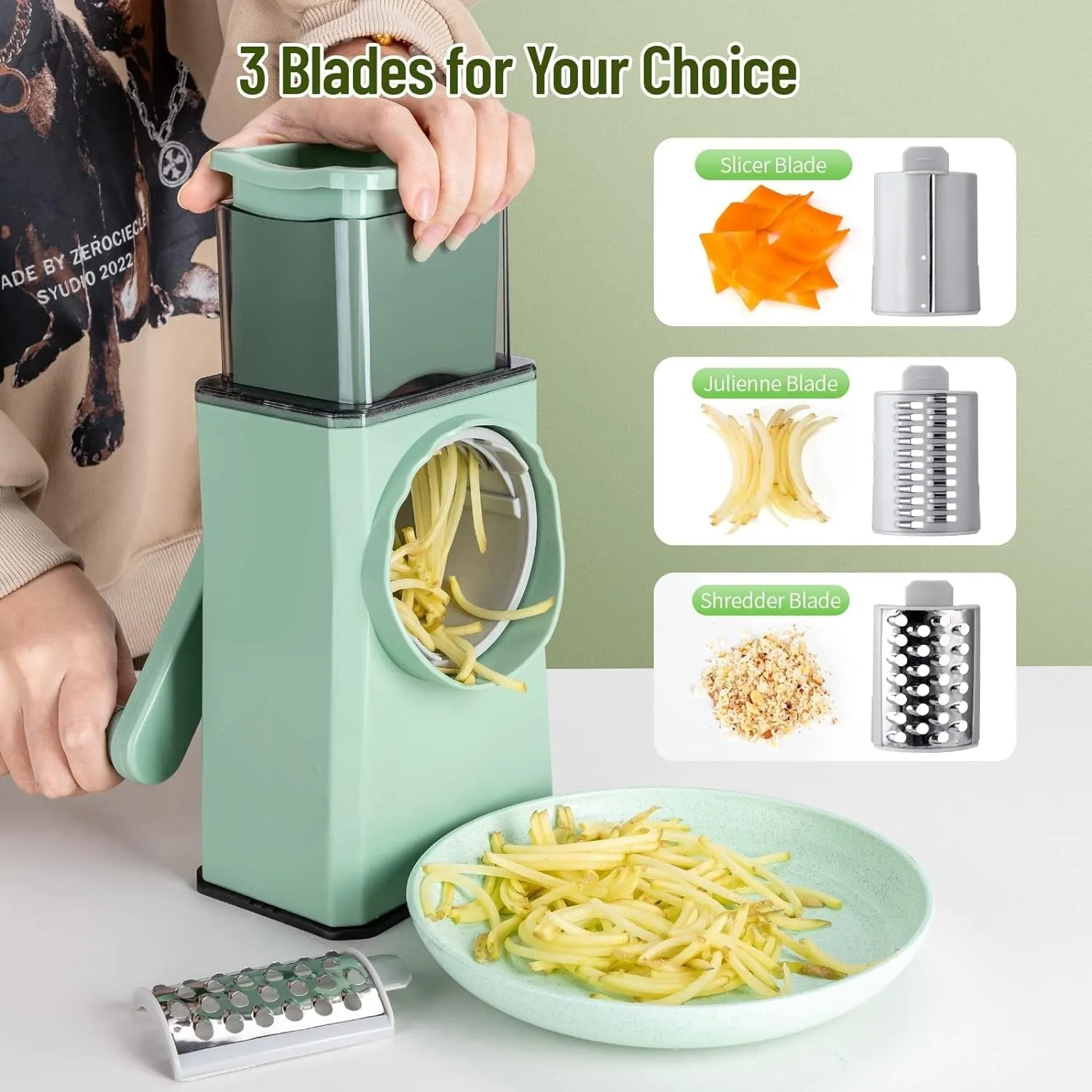 4 in 1 Manual Vegetable Cutter Slicer Gadget