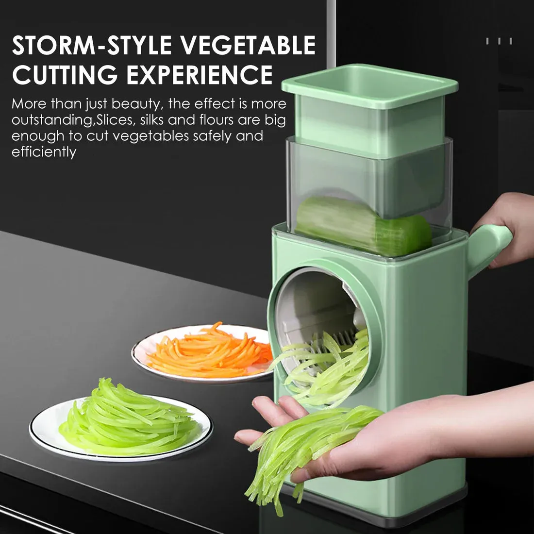 4 in 1 Manual Vegetable Cutter Slicer Gadget