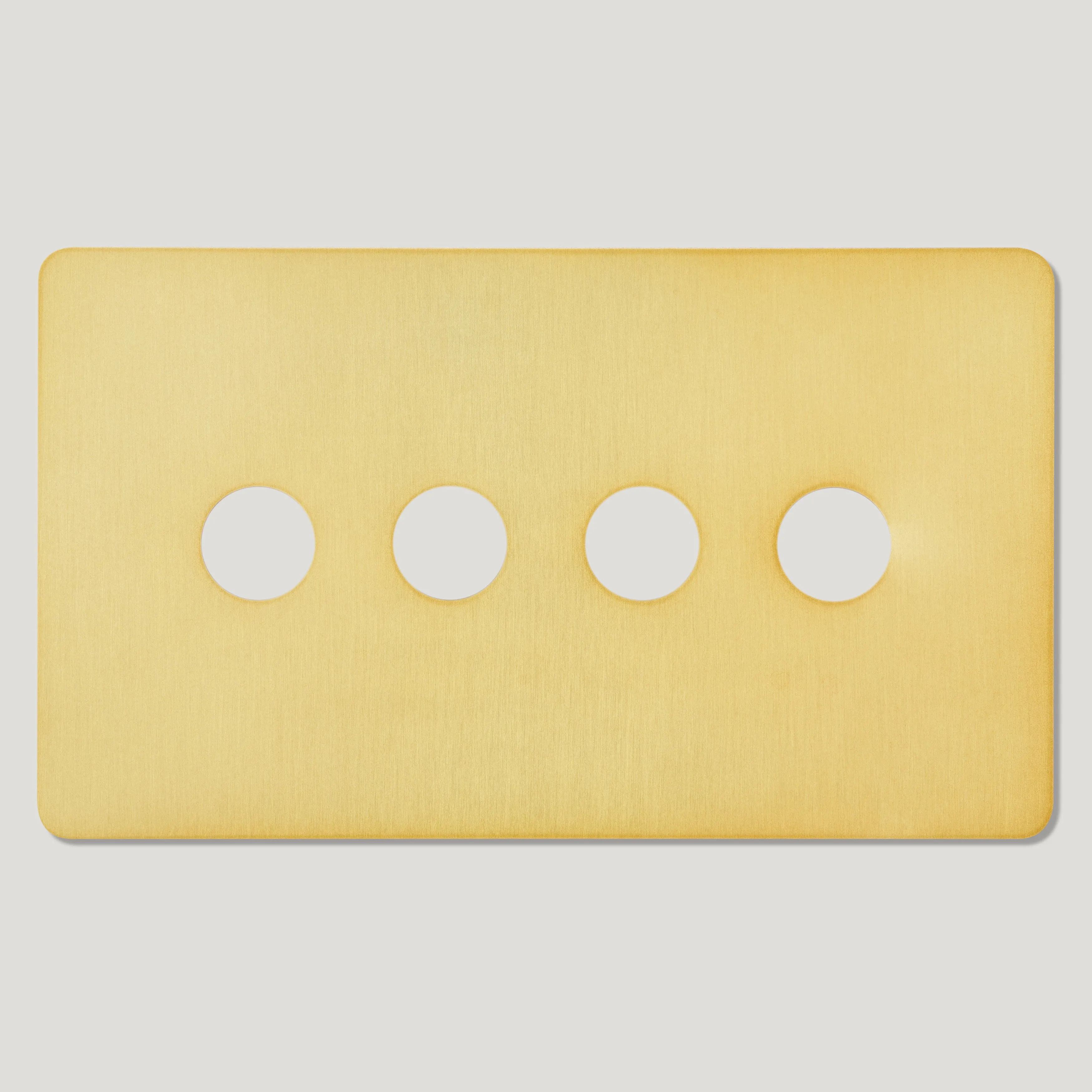 4G Light Switch Plate - Brass