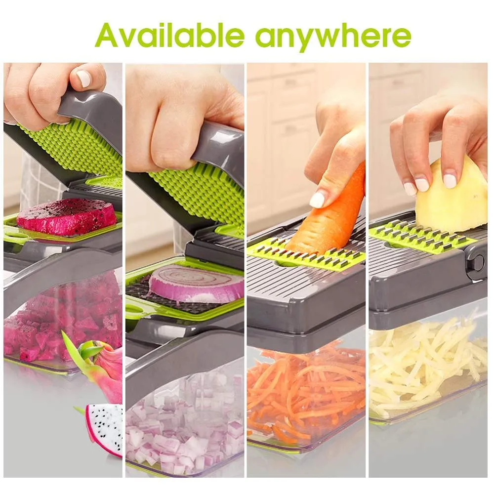 9 In 1 Multi -Function Stainless Steel Vegetable Cutter Kitchen Aid