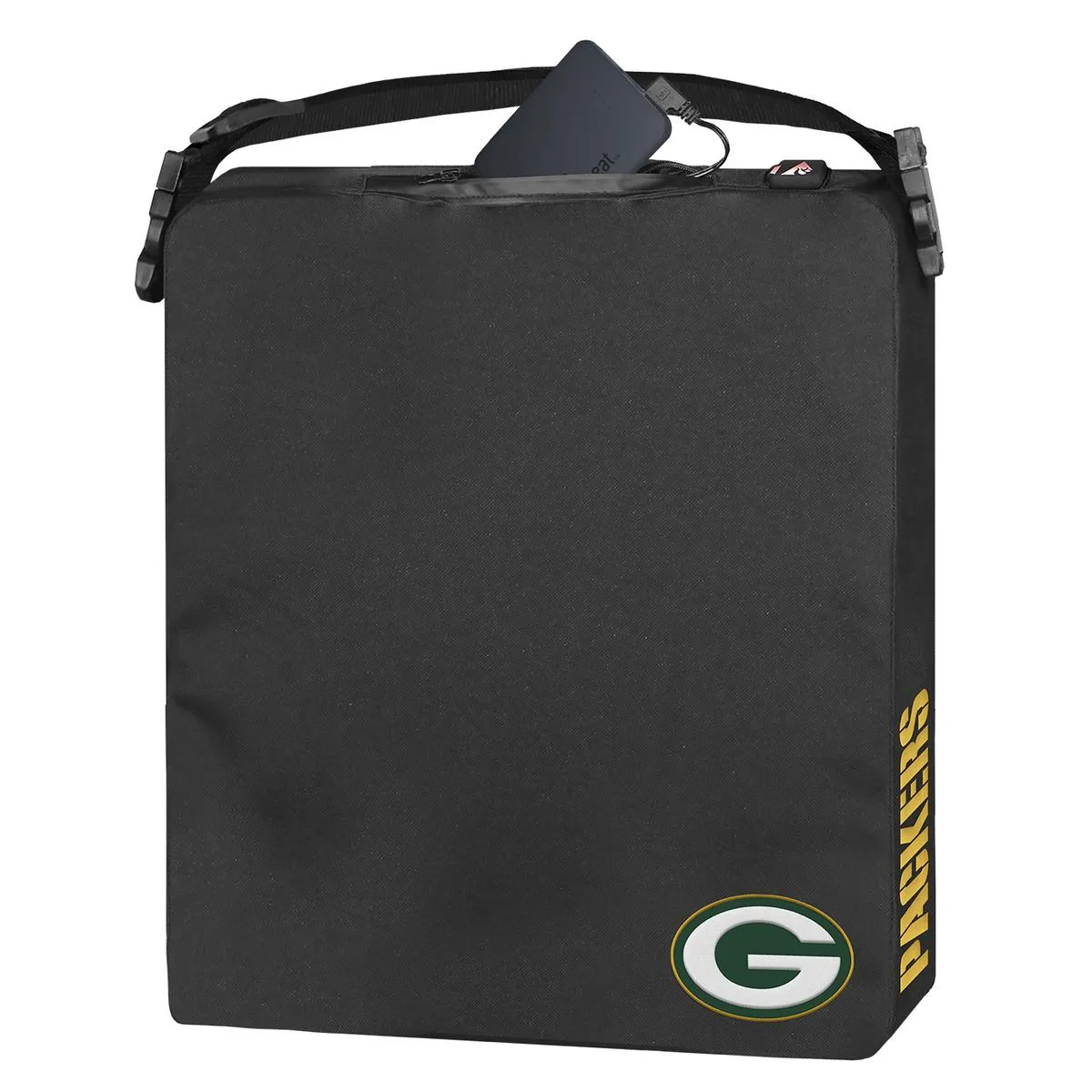 ActionHeat Green Bay Packers 5V Battery Heated Seat Cushion