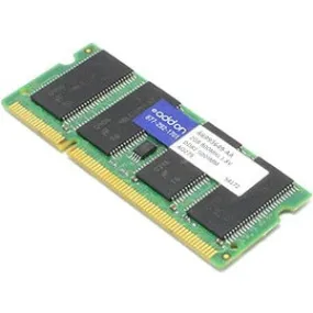 AddOn AA800D2S6/2G x1 Dell A6993649 Compatible 2GB DDR2-800MHz Unbuffered Dual Rank 1.8V 200-pin CL6 SODIMM A6993649-AA