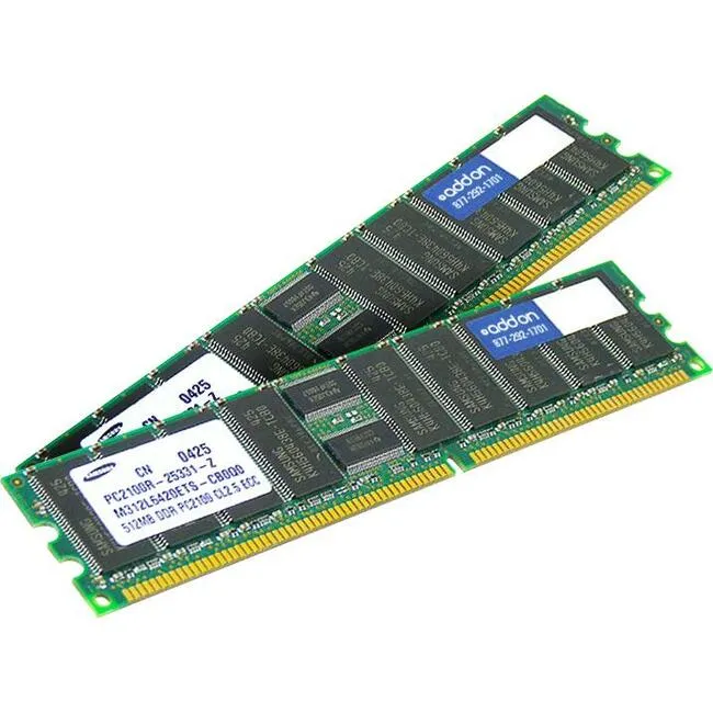 AddOn AM667D2DFB5/8G x2 JEDEC Standard Factory Original 16GB DDR2-667MHz Fully Buffered ECC Dual Rank 1.8V 240-pin CL5 FBDIMM AM667D2DFB5/16GKIT