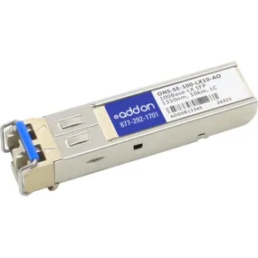 AddOn Cisco ONS ONS-SE-100-LX10 Compatible TAA Compliant 100Base-LX SFP Transceiver (SMF, 1310nm, 10km, LC) ONS-SE-100-LX10-AO