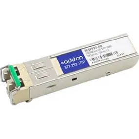 Addon Hp 3Csfp97 Compatible Taa Compliant 1000Base-Zx Sfp Transceiver (Smf, 1550Nm, 70Km, Lc)