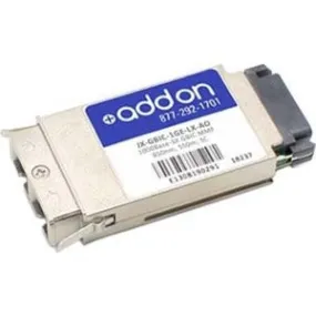 Addon Juniper Networks Jx-Gbic-1Ge-Lx Compatible Taa Compliant 1000Base-Sx Gbic Transceiver (Mmf, 850Nm, 550M, Sc)