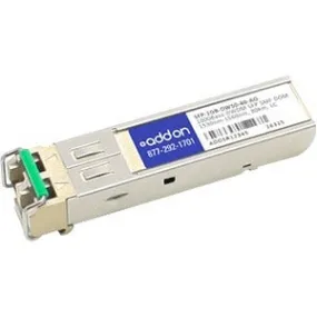 Addon Msa And Taa Compliant 1000Base-Dwdm 100Ghz Sfp Transceiver (Smf, 1537.40Nm, 80Km, Lc, Dom)