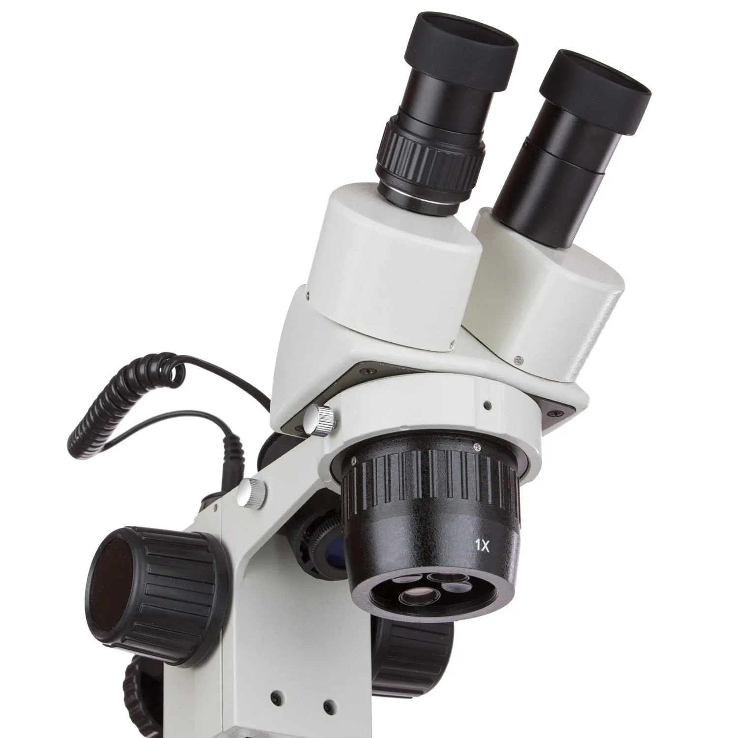 AmScope SW-2B Series Super Widefield Stereo Microscope 10X-30X Magnification on Pillar Stand With Halogen Top/Bottom Lights