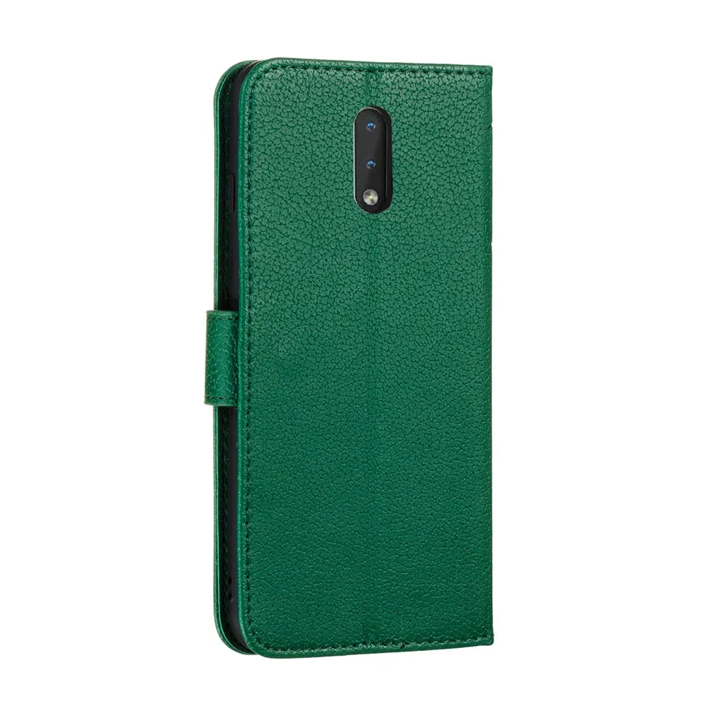 Anymob Nokia Gray Leather Flip Case Feather Wallet Phone Cover Protection