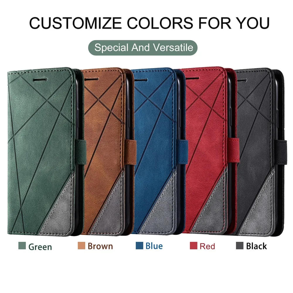 Anymob Samsung Blue Luxury Leather Case Mobile Phone Cover Protection