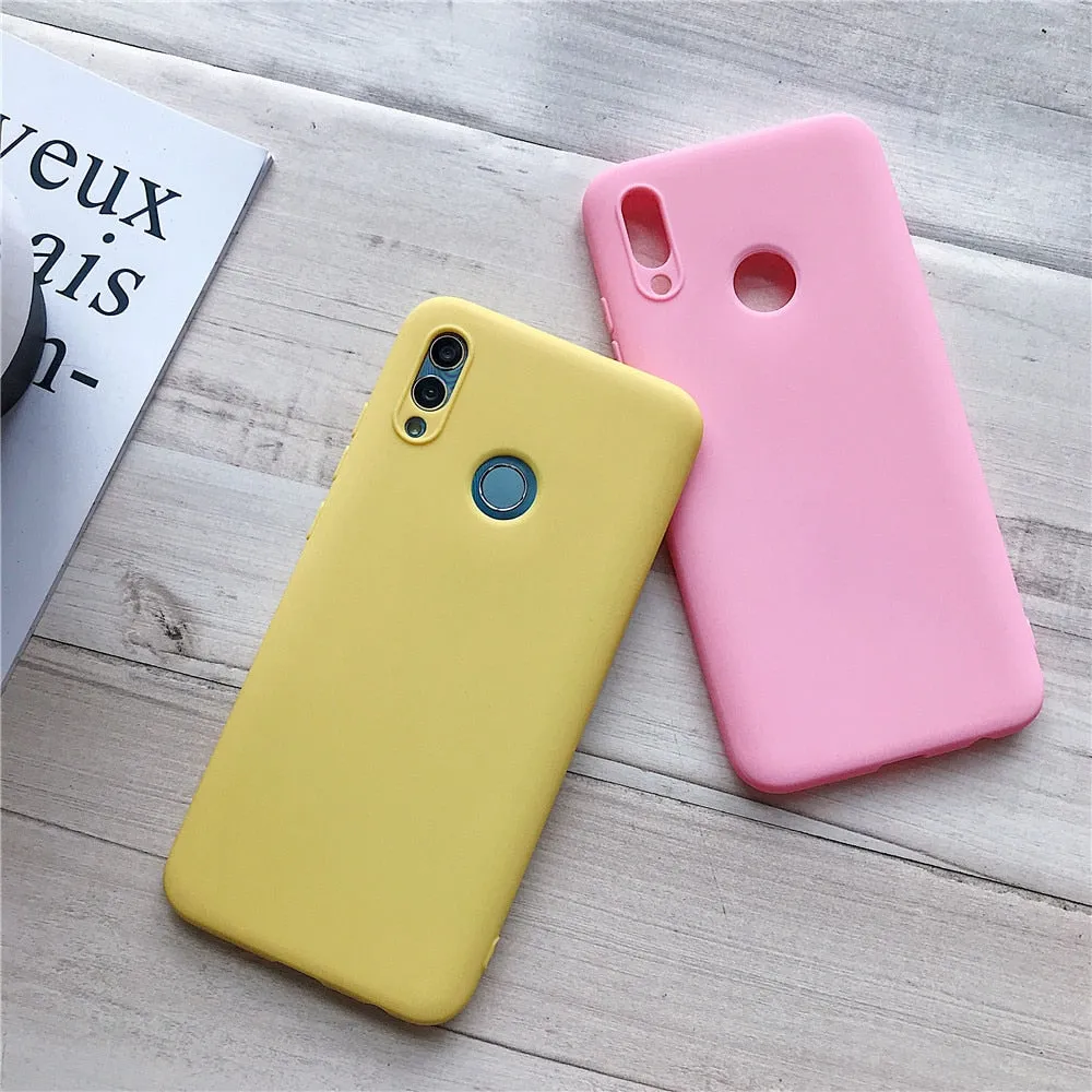 Anymob Samsung Dark Blue Soft Silicone Phone Cover Protection