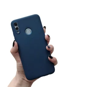 Anymob Samsung Dark Blue Soft Silicone Phone Cover Protection