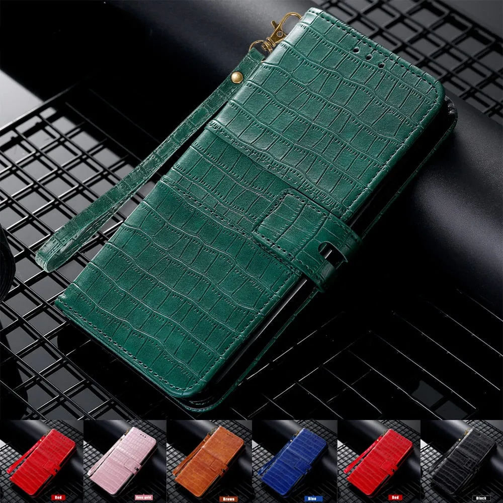Anymob Samsung Grey Leather Case Cover 3D Flip Wallet Phone Protection