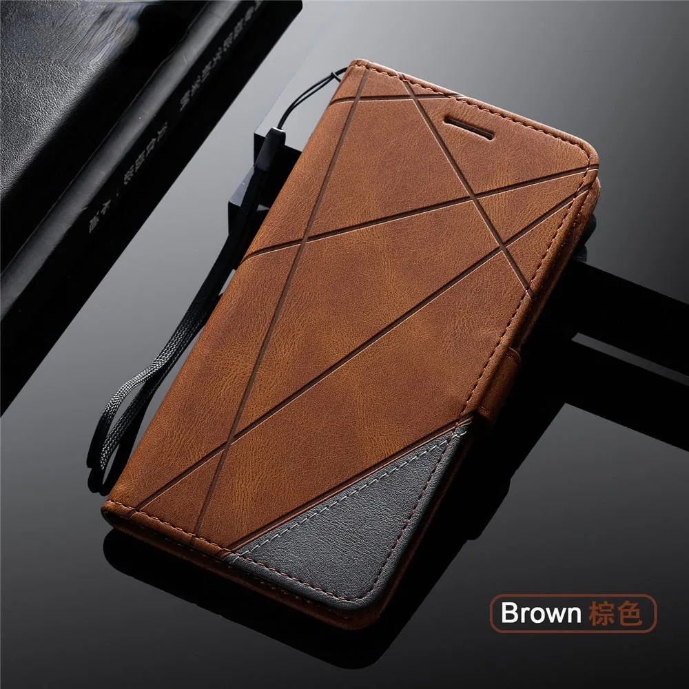 Anymob Samsung Scarlet Flip Case Leather Phone Wallet Cover Protection