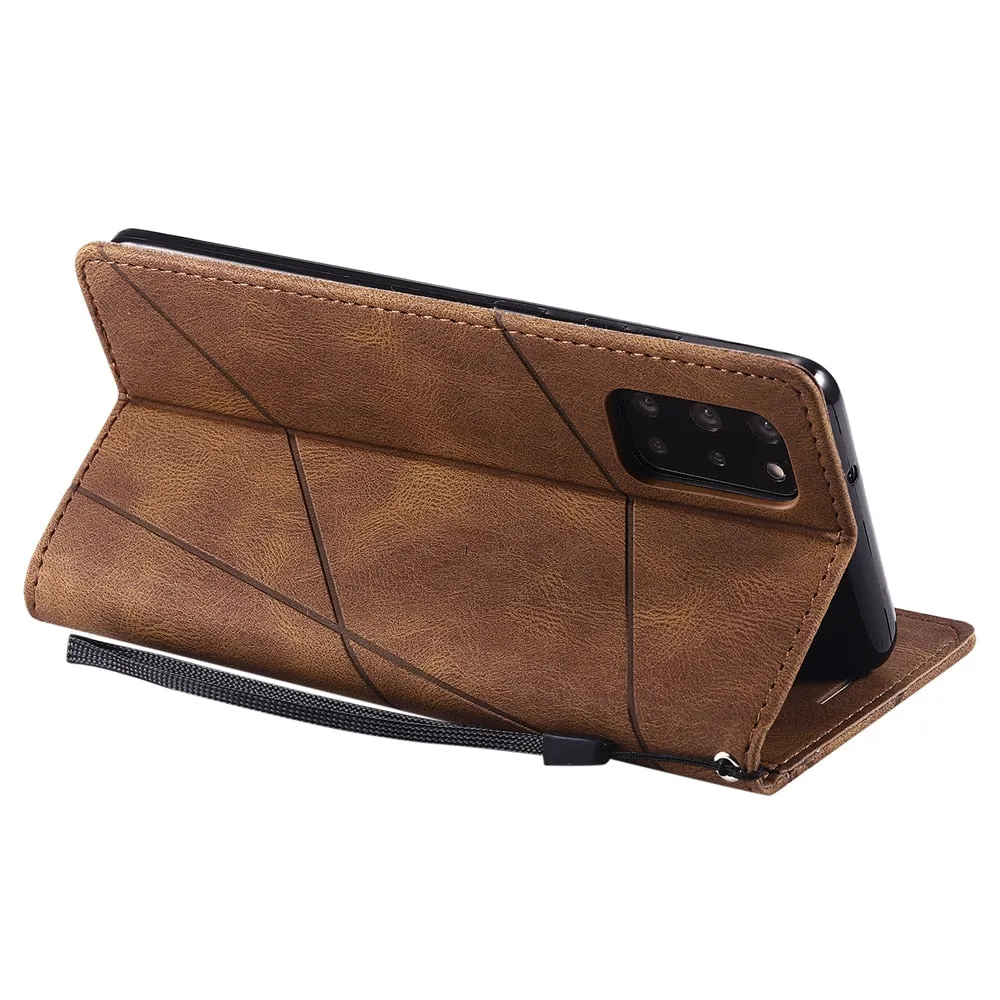 Anymob Samsung Scarlet Flip Case Leather Phone Wallet Cover Protection