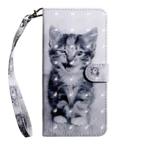 Anymob Xiaomi Redmi Gray Leather Case Cat Flip Wallet Cover Bag Shell Protection