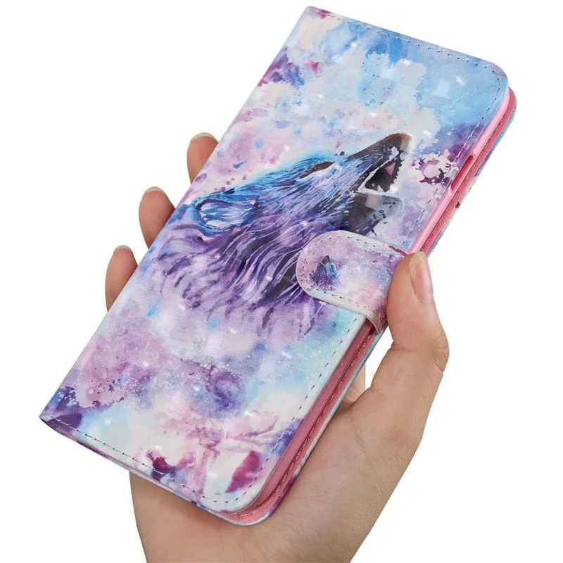 Anymob Xiaomi Redmi Gray Leather Case Cat Flip Wallet Cover Bag Shell Protection