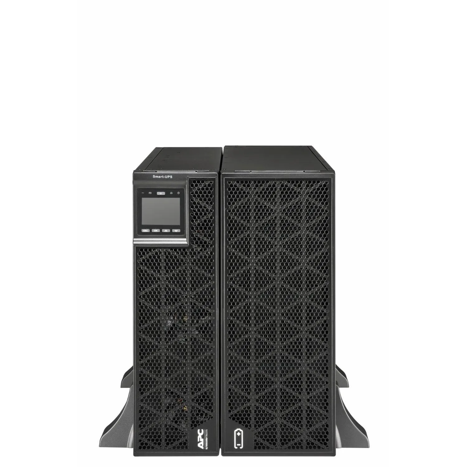 APC 15 kW|15 kVA | Double conversion online | Sine wave | Built-in static bypass | Lead-acid battery | LCD display (SRTG15KXLI)