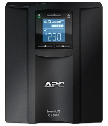 APC 2000VA | 230V | 1.3 KW | 6x IEC 320 C13 | 1x IEC 320 C19 | 1x IEC-320 C20 | USB | 170 x 440 x 216 mm (SMC2000I)