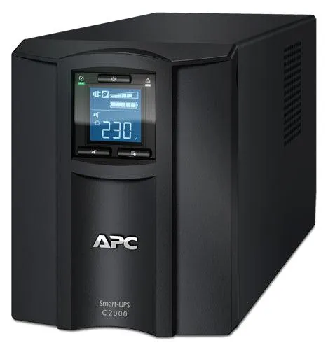 APC 2000VA | 230V | 1.3 KW | 6x IEC 320 C13 | 1x IEC 320 C19 | 1x IEC-320 C20 | USB | 170 x 440 x 216 mm (SMC2000I)