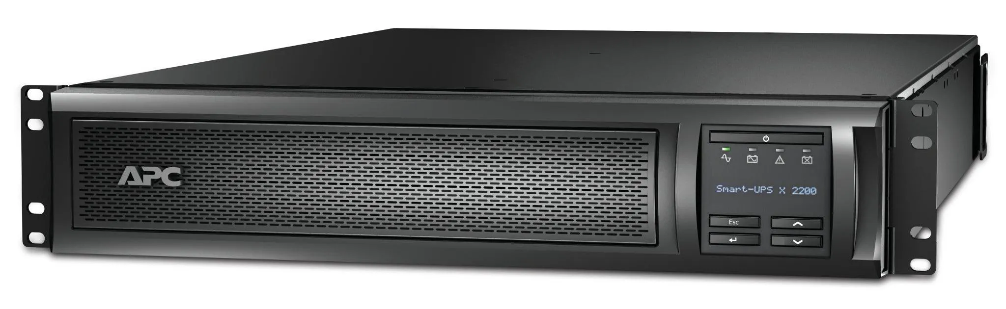 APC 230 V | 1.98 KW | 2.2 kVA | 50|60 Hz | RJ-45 | SmartSlot | USB | 432 x 667 x 85 mm | 37.24 kg (SMX2200R2HVNC)