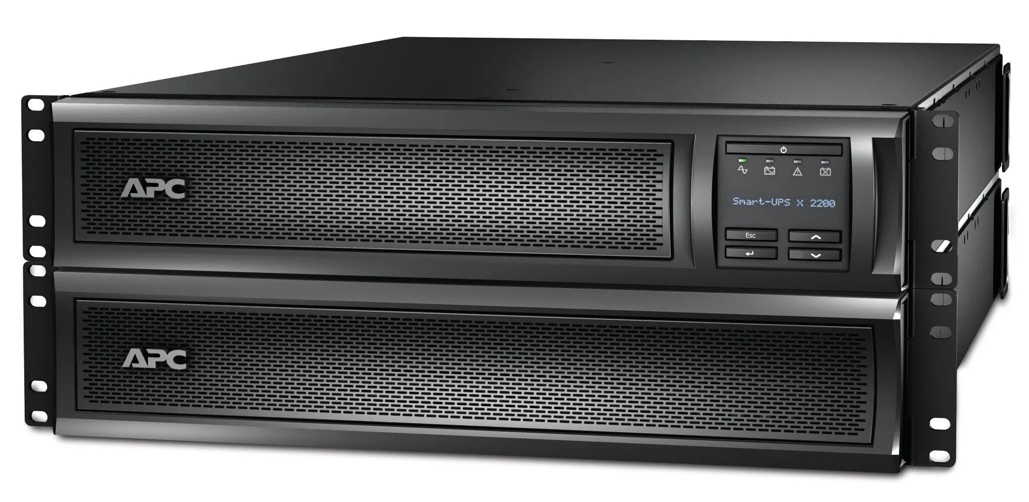 APC 230 V | 1.98 KW | 2.2 kVA | 50|60 Hz | RJ-45 | SmartSlot | USB | 432 x 667 x 85 mm | 37.24 kg (SMX2200R2HVNC)