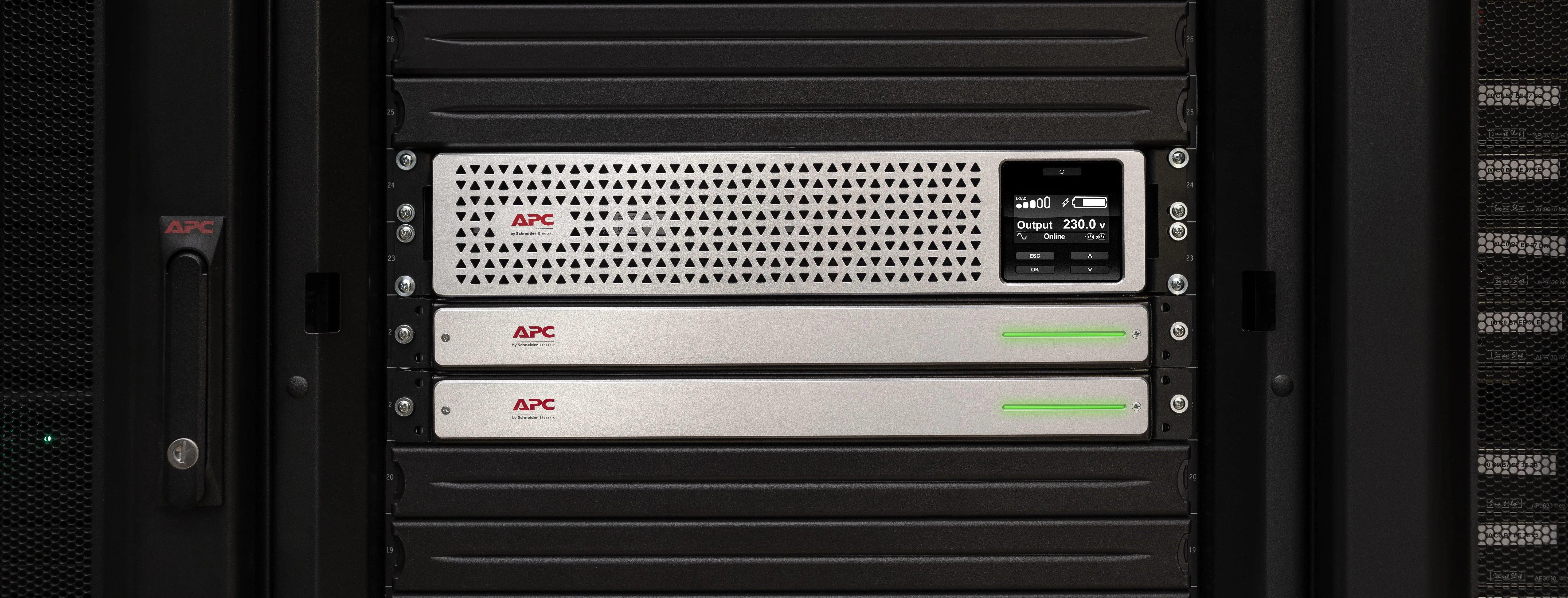 APC 900 W | 1 kVA | 230 V | 50|60 Hz | 8x IEC 320 C13 | IEC-320 C14 | Li-ion | RJ-45 Serial | Smart-Slot | USB | 3U | IP20 | 432x590x128 mm (SRTL1000RMXLI)
