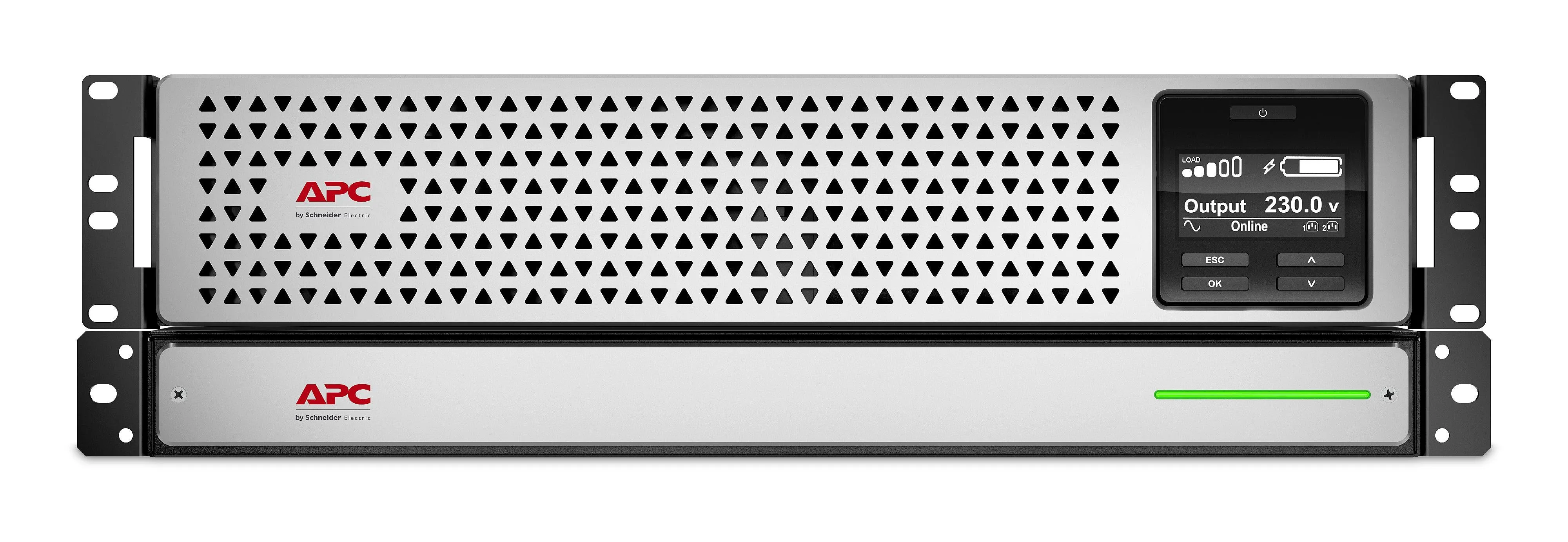 APC 900 W | 1 kVA | 230 V | 50|60 Hz | 8x IEC 320 C13 | IEC-320 C14 | Li-ion | RJ-45 Serial | Smart-Slot | USB | 3U | IP20 | 432x590x128 mm (SRTL1000RMXLI)
