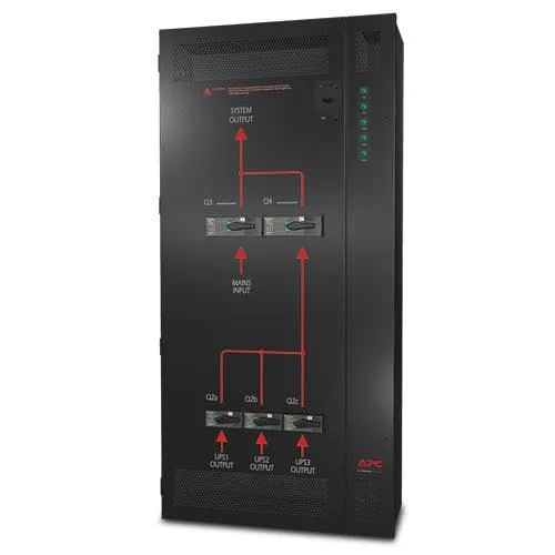 APC Parallel Maintenance Bypass Panel | up to 3 units 10-20kVA 400V Wallmount (SBPAR10K20H-WP)