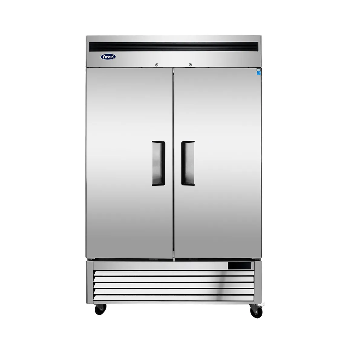 Atosa 55" Reach-In Refrigerator 2 Solid Door with Bottom Mount Compressor