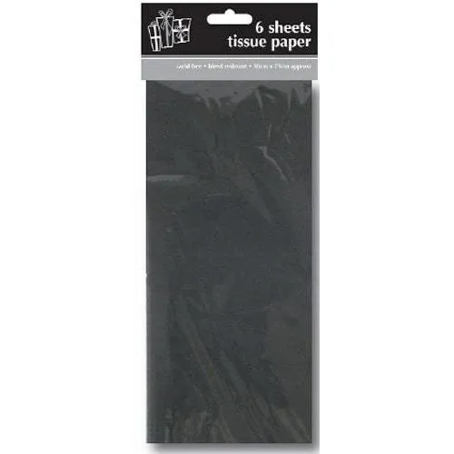 Black Tissue Paper