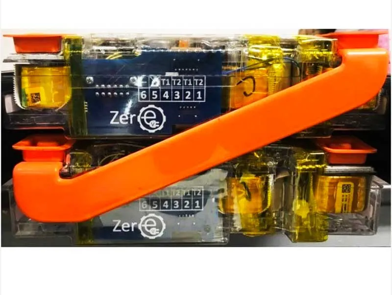 Busbars for Stacked Tesla Battery Modules