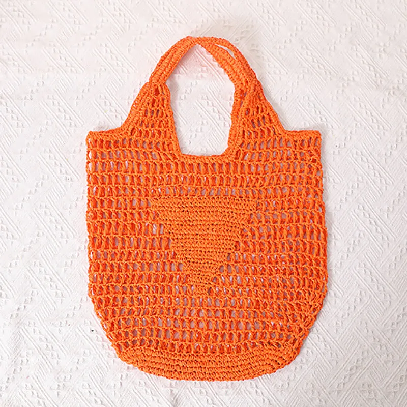 Candy Color Hollow Straw Bag-SHOWTOWN