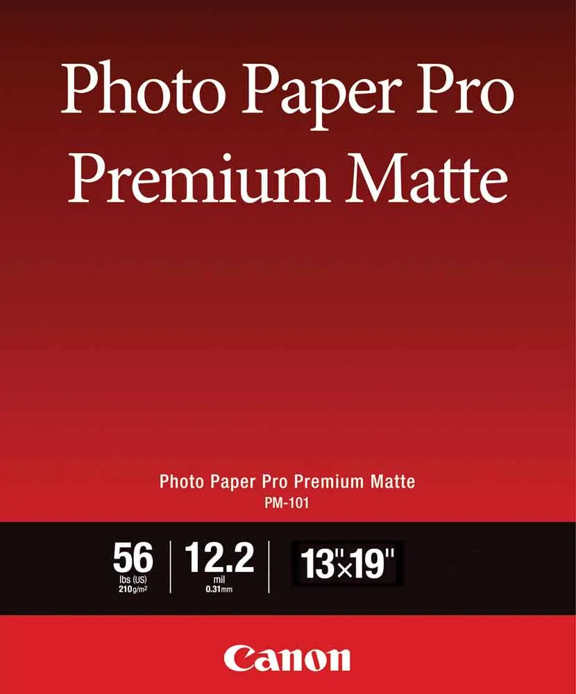 Canon Photo Paper Pro Premium Matte 13x19 | 20 Sheets