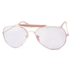CX-OFFICER Gold Aviator Sunglasses