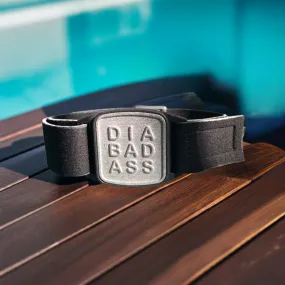Dexcom G7 CGM Sports & Swim Armband Cover - Pewter Diabadass Dexband