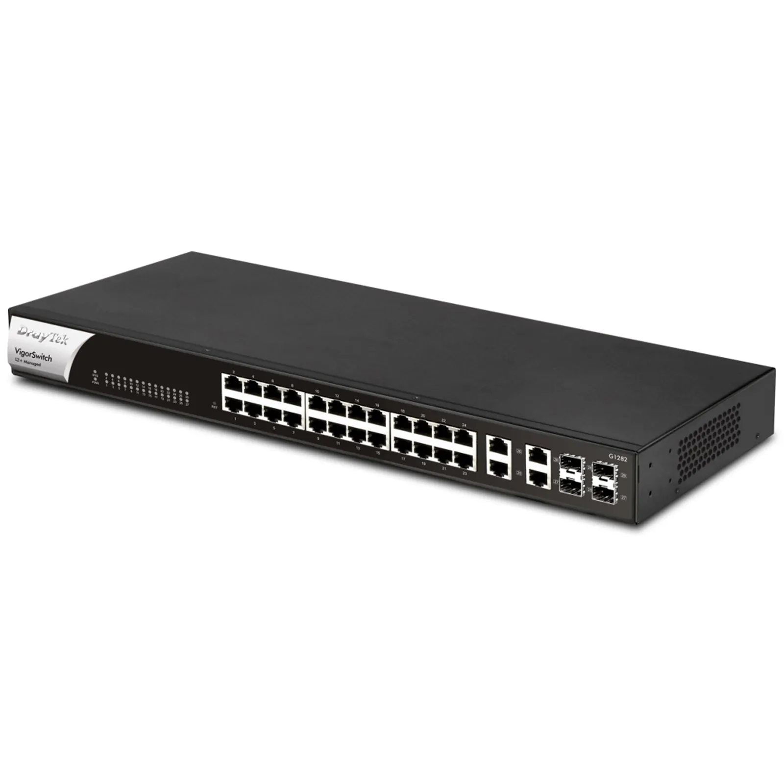 DrayTek VSG1282-K VigorSwitch G1282 24 Port Gigabit Smart Managed Switch with 4x 10GbE SFP Ports