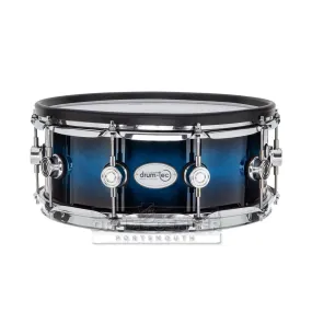 Drum-Tec Pro 3 Series E-Snare Drum 14x5.5 Blue Burst OPEN BOX
