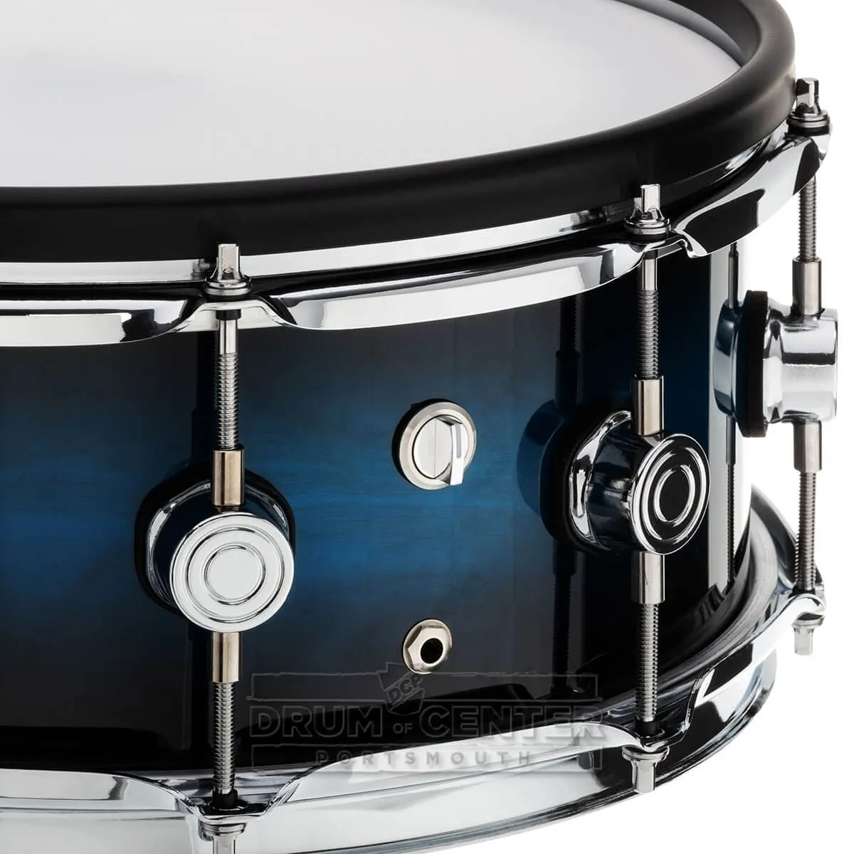 Drum-Tec Pro 3 Series E-Snare Drum 14x5.5 Blue Burst