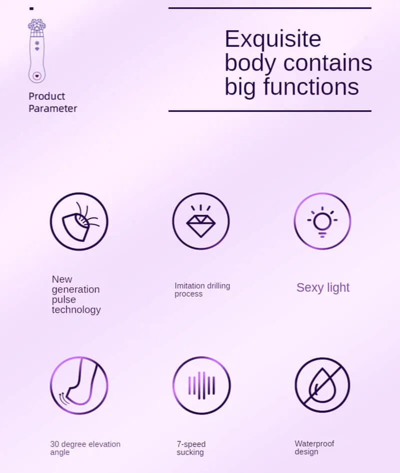 Fairy Clitoris Sucker Artificial Crystal Vibrator